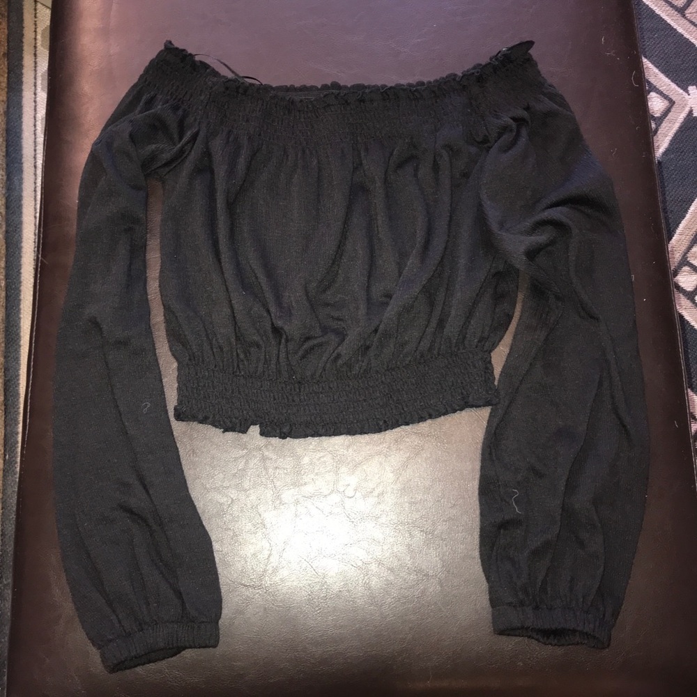 Off the shoulder crop top